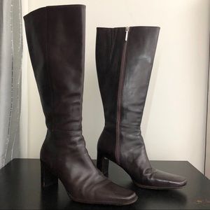 Antonio Melani | Tall Leather Boots Brown 9